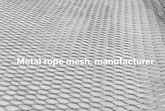 Stainless Steel Wire Rope Kebun Binatang Jaring dengan 2mm