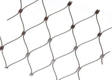 Jaringan Ringan 2.4mm Stainless Steel Wire Rope Mesh