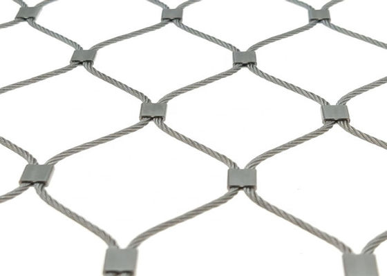 Fleksibel Inox Stainless Steel Wire Rope Mesh Diikat Ferruled