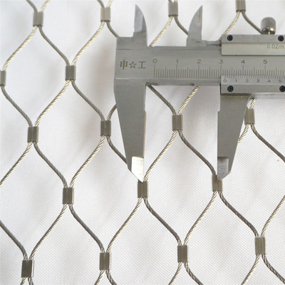 Aisi 316 X Tend Cable Ferrule Stainless Steel Zoo Mesh Dengan Lengan