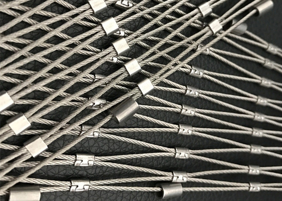 Sus 304 Sus 316 Ss Rope Mesh Langkan Anti Korosi