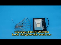 Jaring pengaman jaring tali baja tahan karat untuk lampu