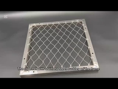 Seperti apa bentuk jaring tali kawat baja tahan karat untuk tangga