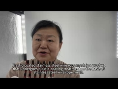 Pagar Jaring Kawat Tali SS316 Jenis Simpul 1.2 mm hingga 4.0 mm