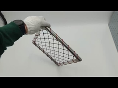 Jaring kawat stainless steel berlapis plastik