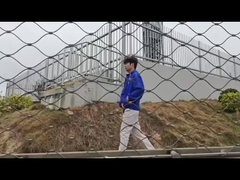 Jaring tali anti jatuh untuk pagar jembatan