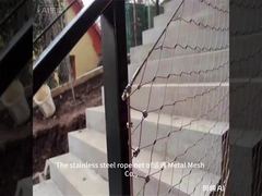 Jaring Pengaman Tali Kawat Baja Tahan Karat Kekuatan Tinggi